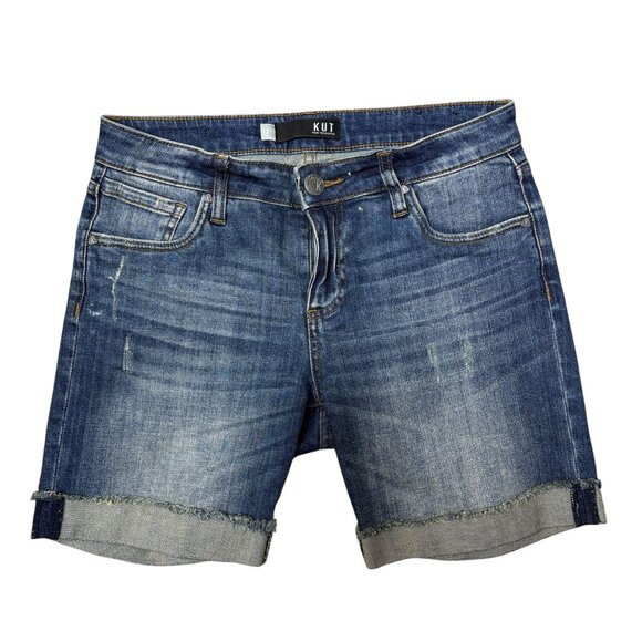 Kut From the Kloth Catherine Boyfriend Shorts Size 2 - Picture 1 of 7